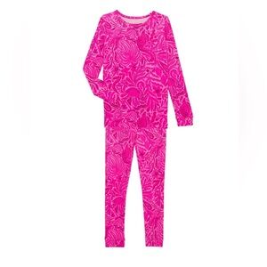 Lilly Pulitzer Sammy Mini Pajama Set – Cerise Pink Pinkie Promises – Size 2T NWT